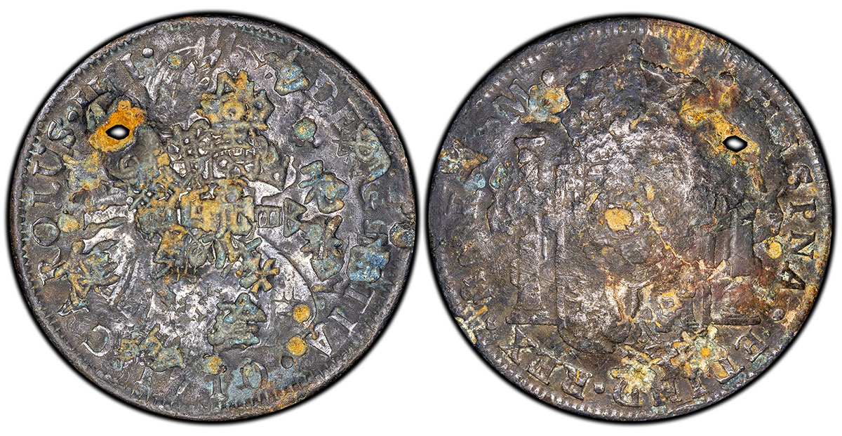 "1710"-Mo FM Mexico 8 Reales Carlos IIII type