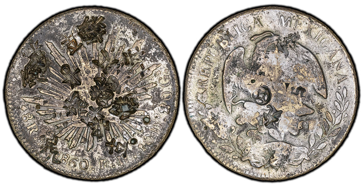 "1860"-Mo FH Mexico 8 Reales