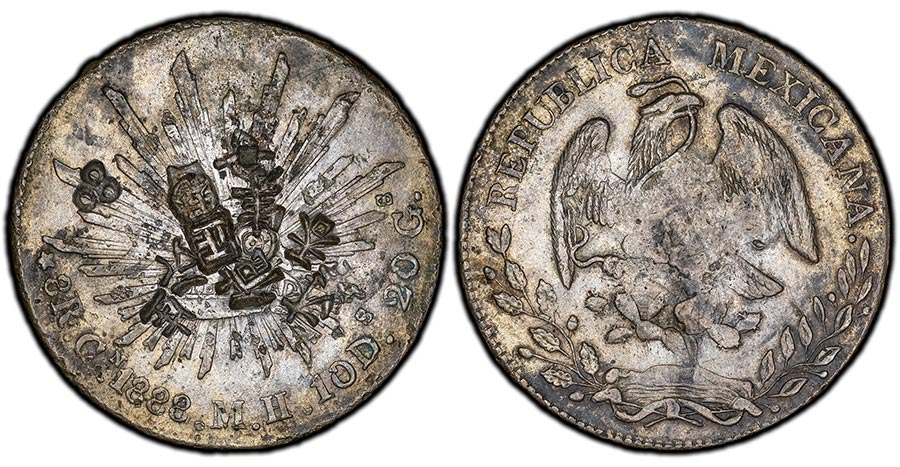 "1888"-Cn MH Mexico 8 Reales