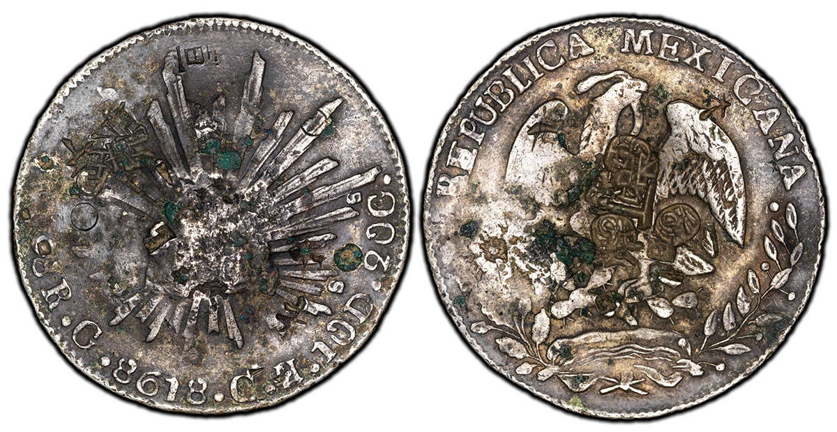 "8618"-G CH Mexico 8 Reales