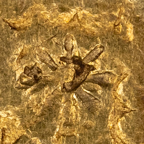 Small starburst shaped chopmark