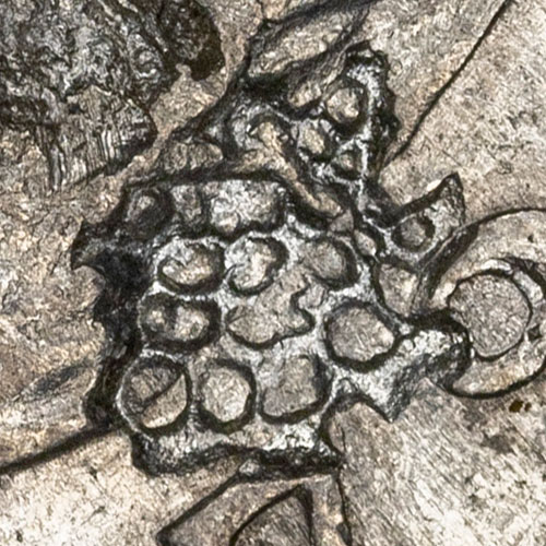 This chopmark tool appears to be broken or rusted