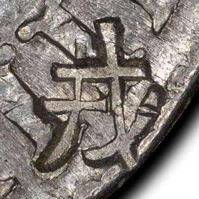 This is a really strange looking chopmark, no clue what it means