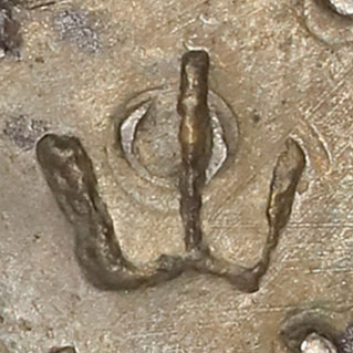 山 - Liushutong script variant of 山 - shān - mountain, hill