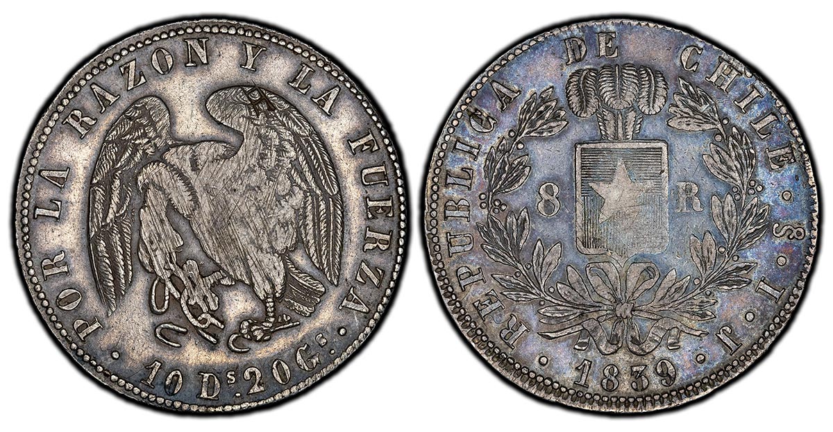 1839-So IJ Chile 8 Reales