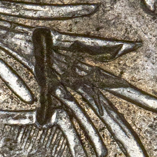 Incomplete chopmark