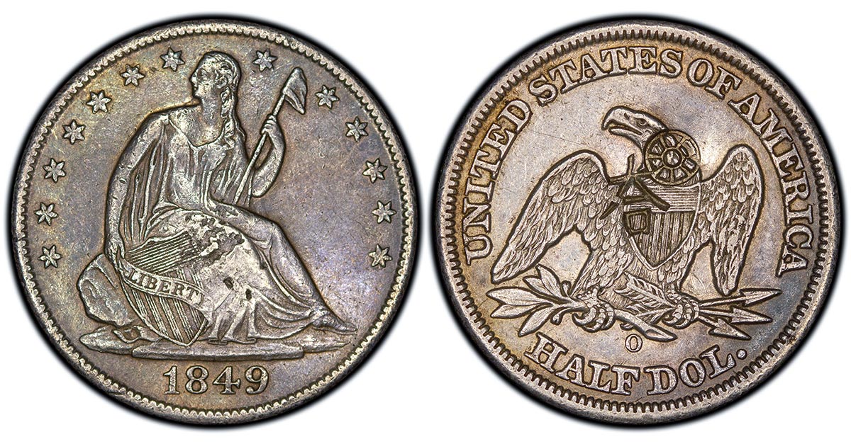 1849-O United States Seated Half-Dollar