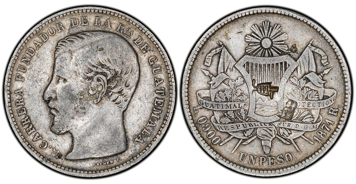 1871-R Guatemala Peso