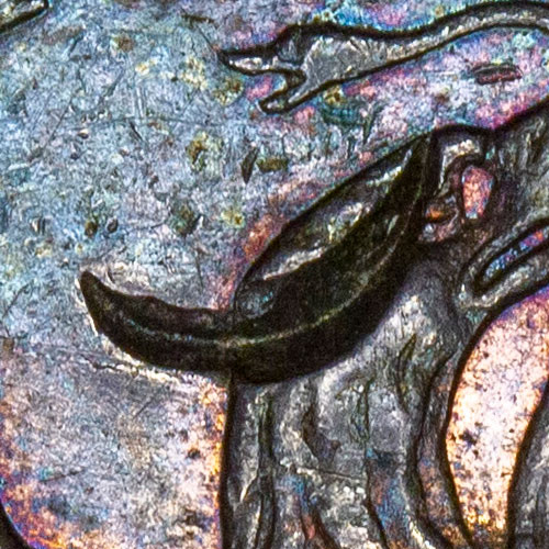 Crescent shaped chopmark