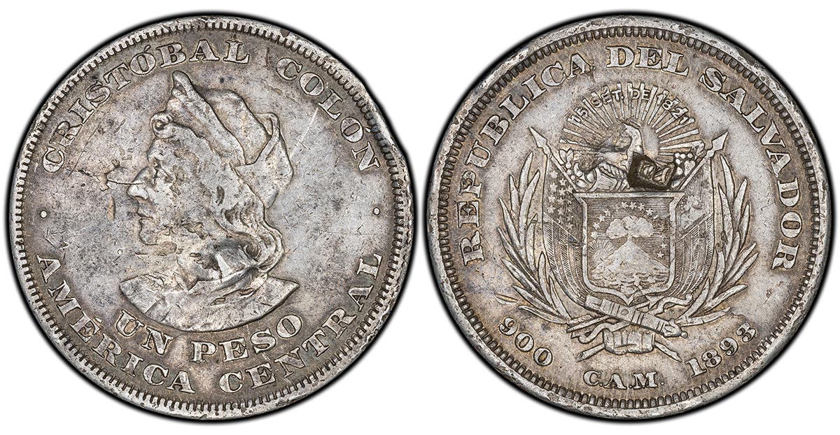 1893 El Salvador Peso