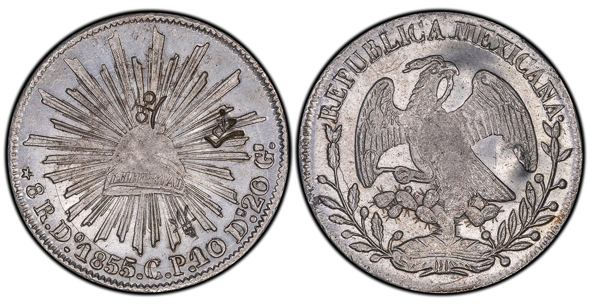 1855-Do CP, Durango mint
