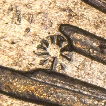 Small sunburst chopmark