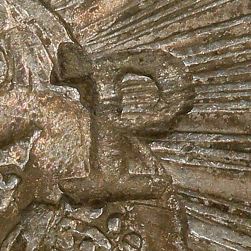 P - Latin-letter chopmark - 尸 (shī, 'corpse', the radical for the body or a dwelling) has a brush form that can resemble a Latin P, so a mark read as P might be a cursive 尸.