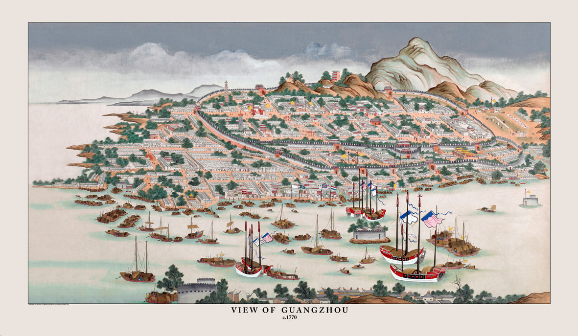 View of Guangzhou, c.1770, unknown artist