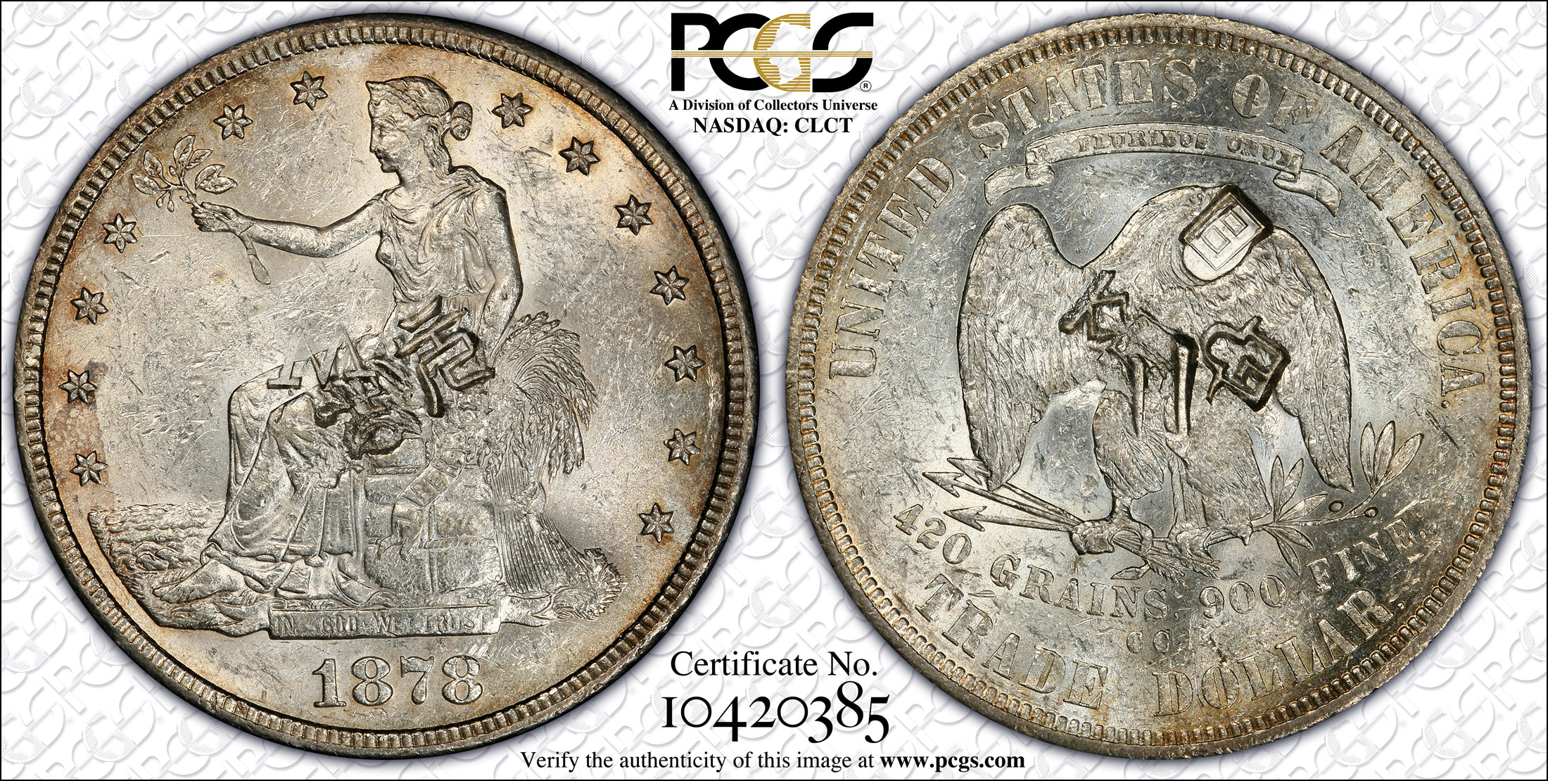 The David Reimer Collection of Chopmarked Trade Dollars