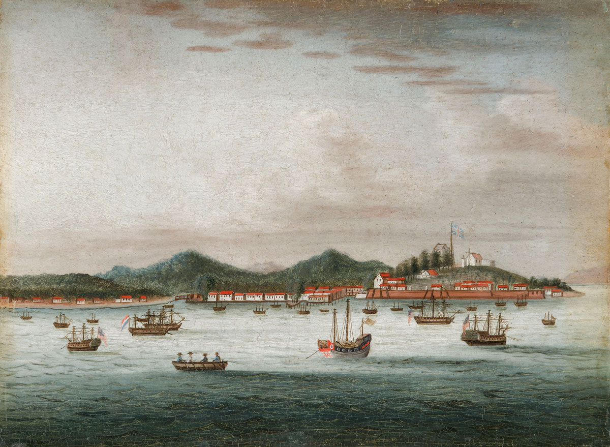 Malacca View, Chinese School, c.1800-1820