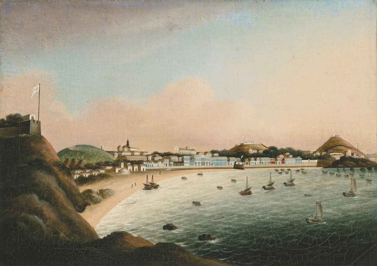 The Praya Grande, Macao, Chinese School, c.1830