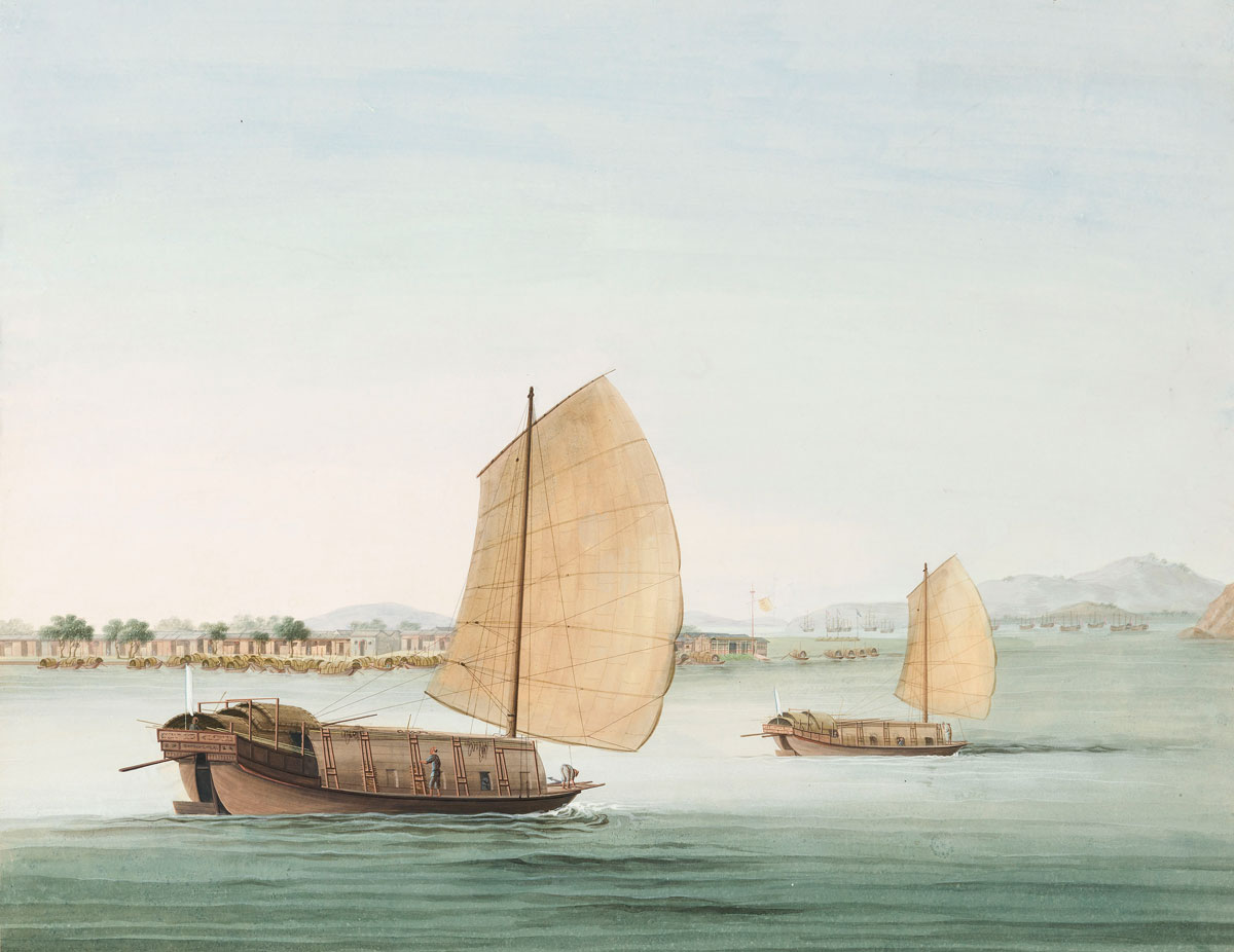 Chop boat (part of a set), Chinese School, c.1810