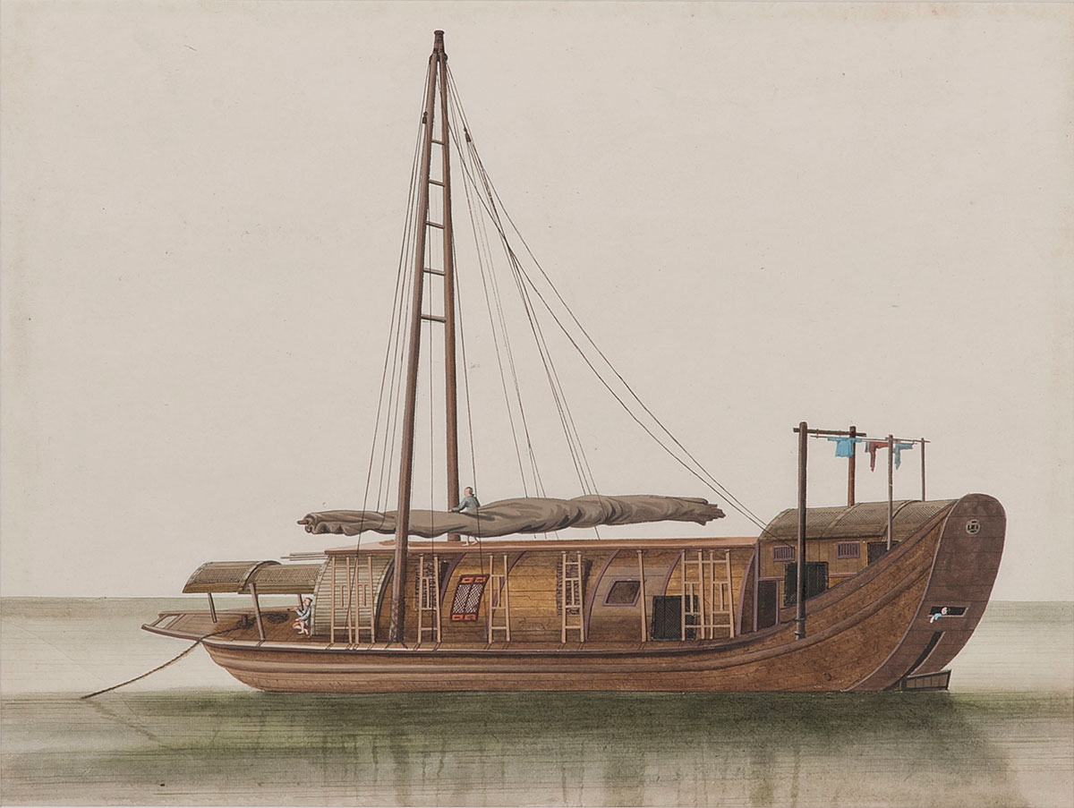 Chop boat (part of a set), Chinese School, early 19th century